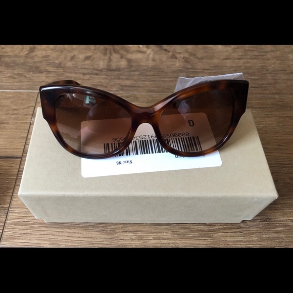 BURBERRY-AUTHENTIC NWT Tortoise Shell Sunglasses - Picture 13 of 16
